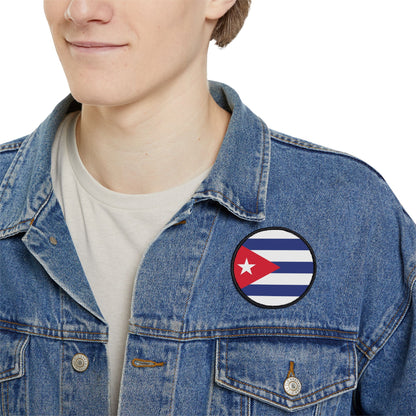 Flag Village Cuba Flag Embroidery Iron-On Patches