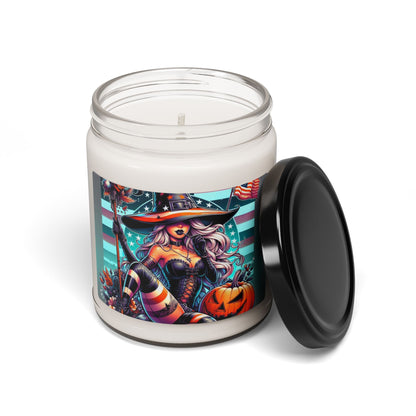 Flag Village Halloween Pretty Witch Scented Soy Candle, 9oz HW0014