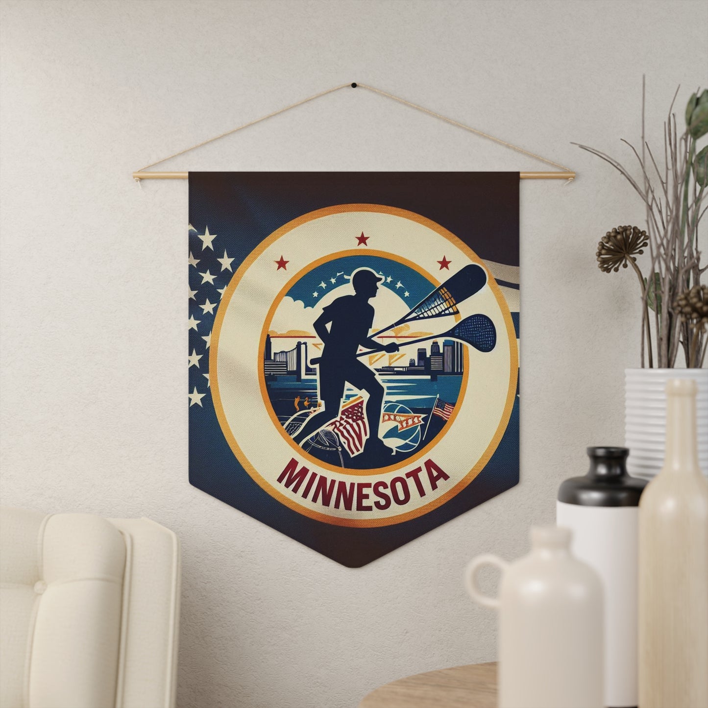 Flag Village Minnesota State Flag Pennant Sporting Home Wall decoration MN0001