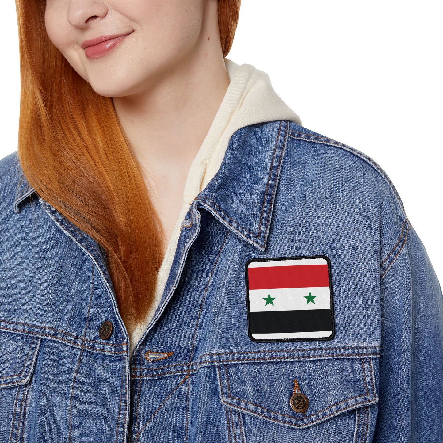 Flag Village Syria Flag Embroidery Iron-On Patches