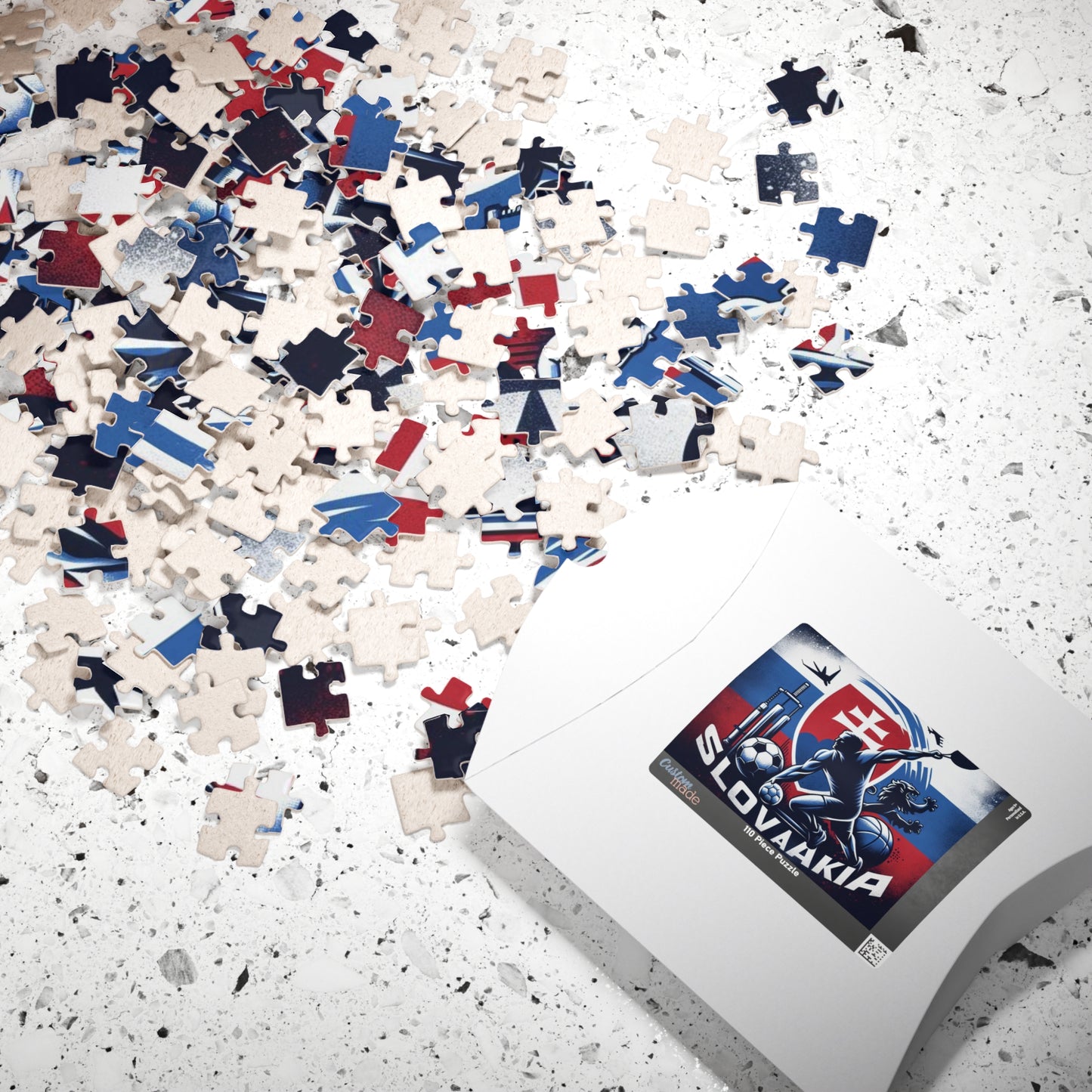 Flag Village Slovakia Sporting Flag Puzzle (110, 252, 520, 1014-piece) SVK0005