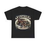Flag Village USA Vintage Car Flag T-SHIRT Heavy Cotton Tee USA0014