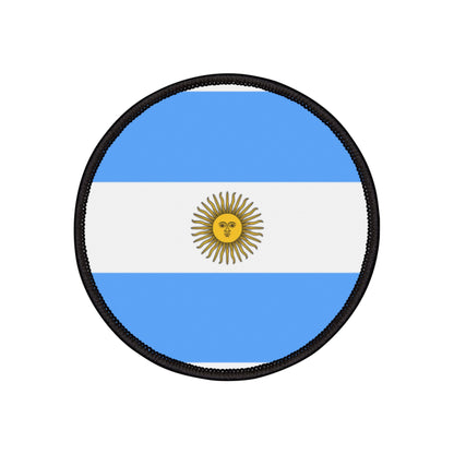 Flag Village Argentina Flag Embroidery Iron-On Patches