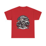 Flag Village USA Vintage Car Flag T-SHIRT Heavy Cotton Tee USA0011