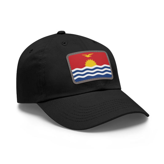 Flag Village Kiribati Flag Hat Cap with Leather Patch