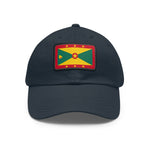 Flag Village Grenada Flag Hat Cap with Leather Patch