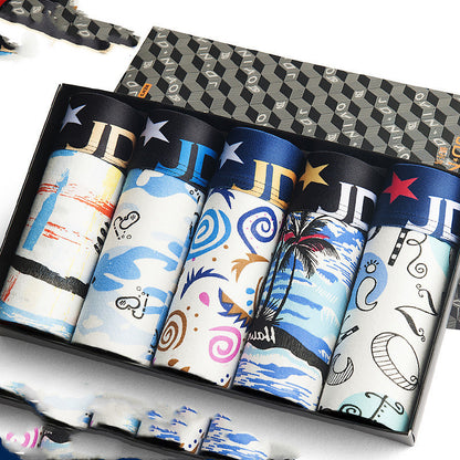 Flag Village Men's boxer pants gift box