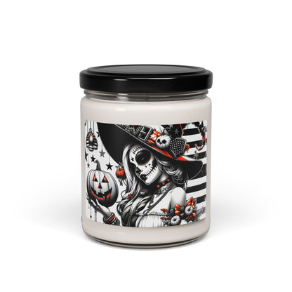 Flag Village Halloween Pretty Witch Scented Soy Candle, 9oz HW0013
