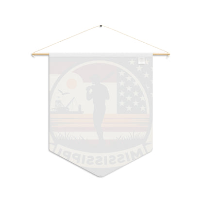 Flag Village Mississippi State Flag Pennant Sporting Home Wall decoration MS0002