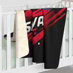 Flag Village Slovakia Sporting Flag Sherpa Fleece Blanket SVK0001