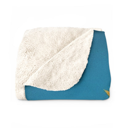 Flag Village Kazakhstan Sporting Flag Sherpa Fleece Blanket KAZ0008