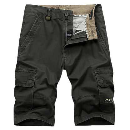 Flag Village Loose shorts thin overalls men