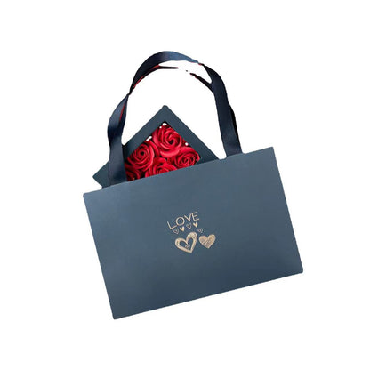 Flag Village New Jewelry Gift Box Packaging Simple Exquisite Six Flowers Set Bracelet Necklace Decorative Gift Box Can Be One Piece Dropshipping