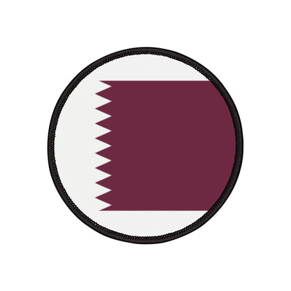 Flag Village Qatar Flag Embroidery Iron-On Patches