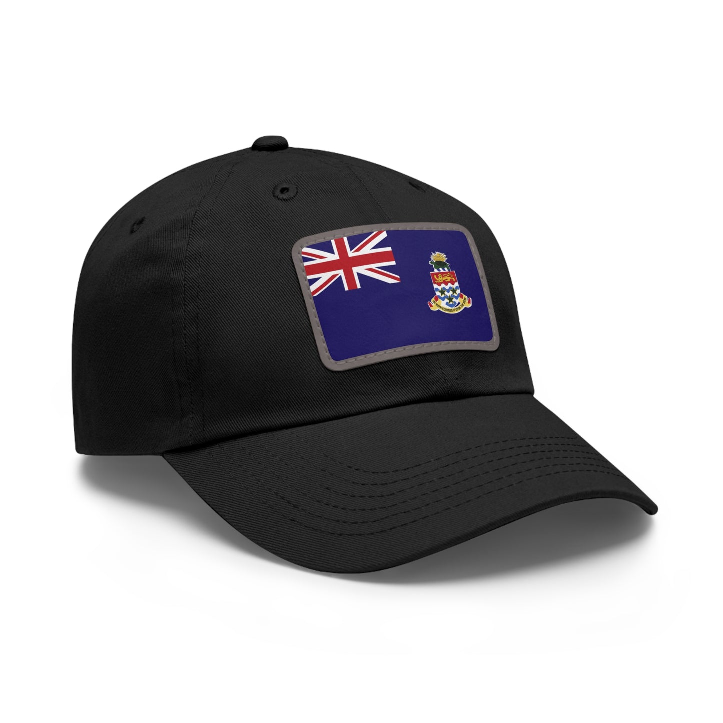 Flag Village Cayman Islands Flag Hat Cap with Leather Patch