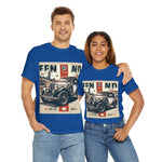 Flag Village UK Vintage Car Flag T-SHIRT Heavy Cotton Tee UK0021