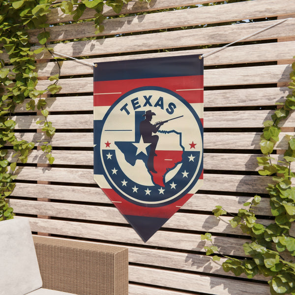 Flag Village TEXAS State Flag Pennant Wall Decor 24" x 36"