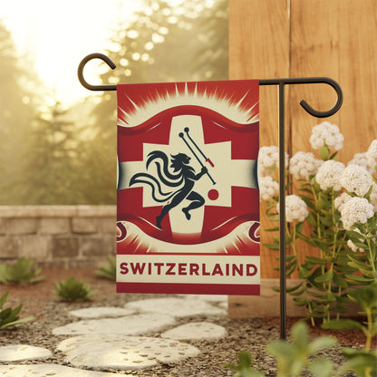 Flag Village Switzerland Flag Sporting Garden & House Banner CHE0003