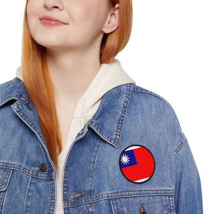 Flag Village Taiwan Flag Embroidery Iron-On Patches