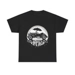 Flag Village USA Vintage Car Flag T-SHIRT Heavy Cotton Tee USA0006