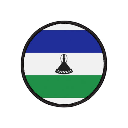 Flag Village Lesotho Flag Embroidery Iron-On Patches