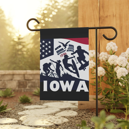 Flag Village Iowa State Flag Sporting Garden & House Banner IA0003