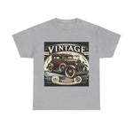 Flag Village USA Vintage Car Flag T-SHIRT Heavy Cotton Tee USA0014