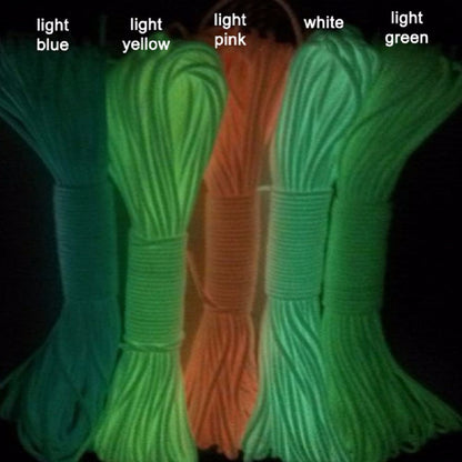 Flag Village Luminous 9-core luminous rope Camping outdoor safety equipment special rope 9-cell umbrella rope