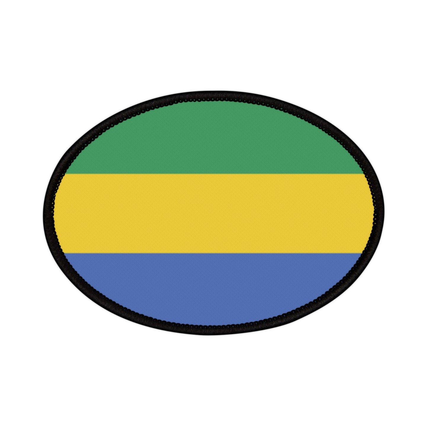 Flag Village Gabon Flag Embroidery Iron-On Patches