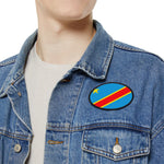 Flag Village Democratic Republic Of The Congo Flag Embroidery Iron-On Patches