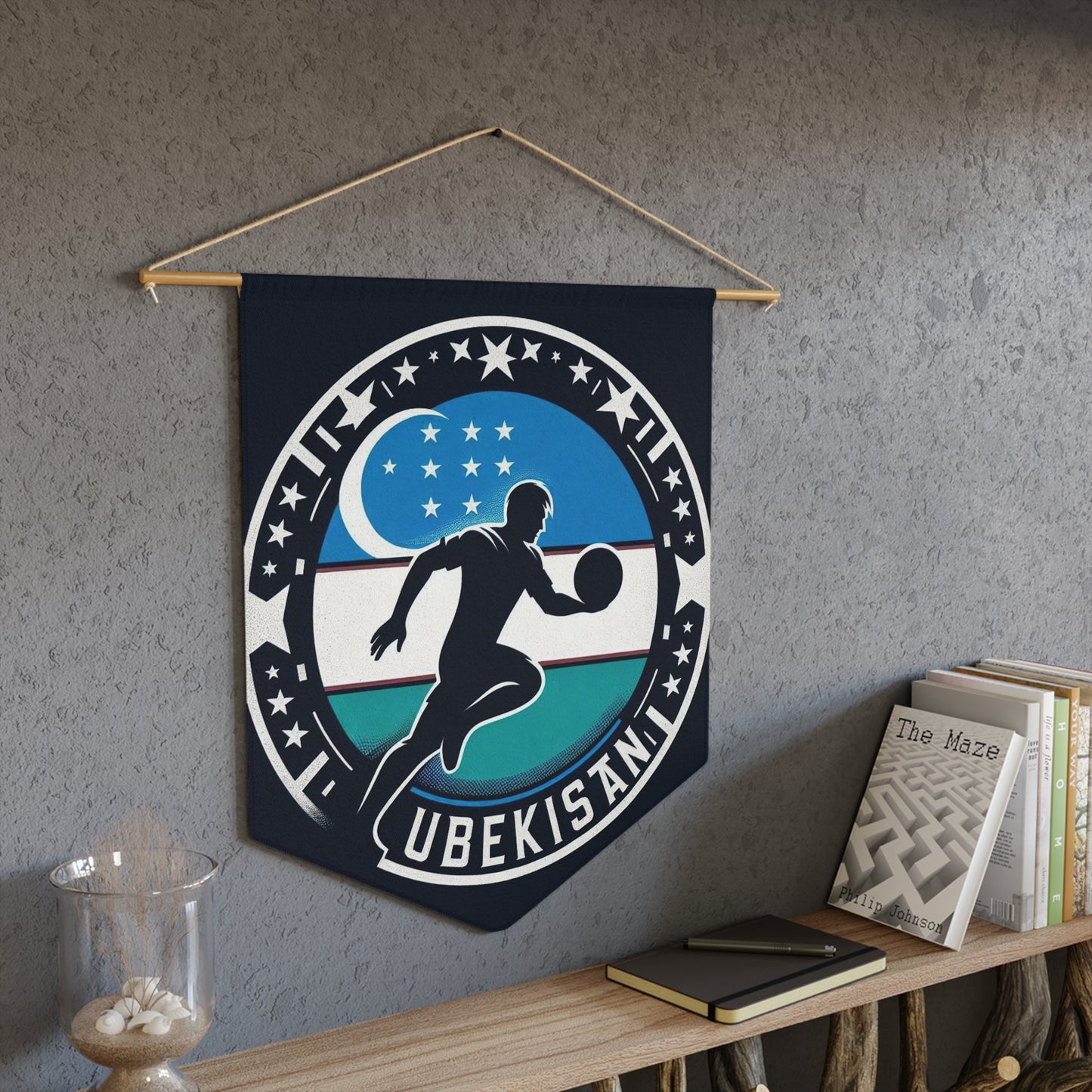 Flag Village Uzbekistan Flag Pennant Sporting Home Wall decoration UZB0002