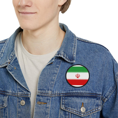 Flag Village Iran Flag Embroidery Iron-On Patches
