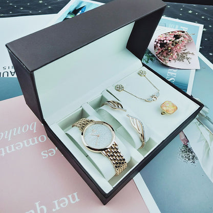 Flag Village 5-piece watch gift box set fashion decoration