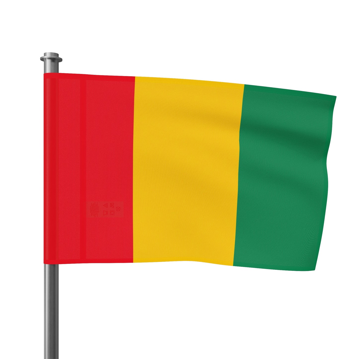 Flag Village Guinea Flag 18" x 12" / 36" x 24" / 60" x 36"