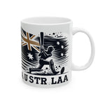 Flag Village Australia Sporting Flag Ceramic Coffee Mug 11oz AUS0008