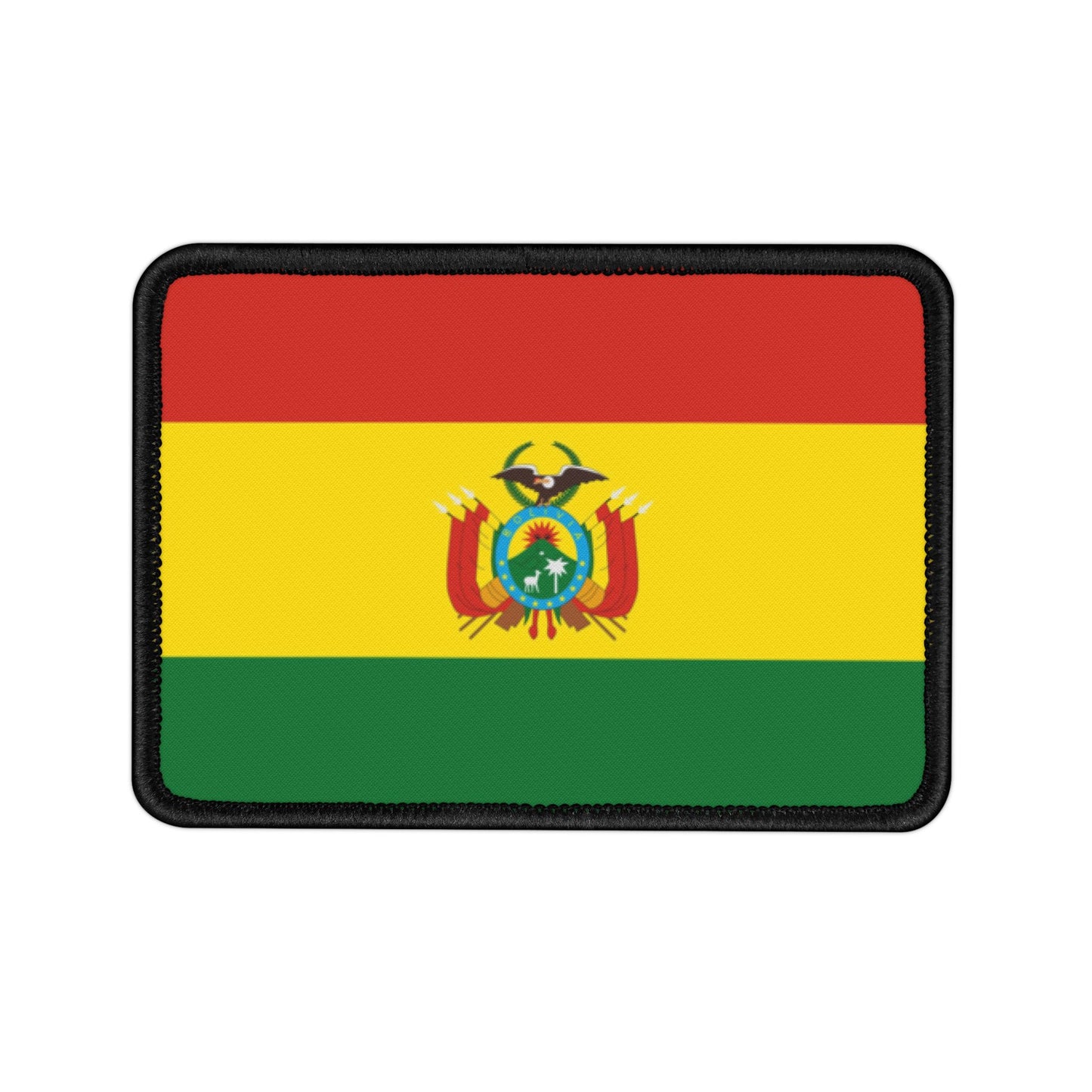 Flag Village Bolivia Flag Embroidery Iron-On Patches