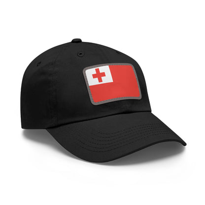 Flag Village Tonga Flag Hat Cap with Leather Patch