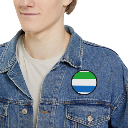 Flag Village Sierra Leone Flag Embroidery Iron-On Patches