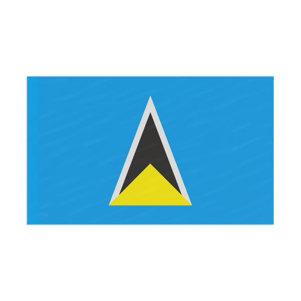 Flag Village Saint Lucia Flag 18" x 12" / 36" x 24" / 60" x 36"