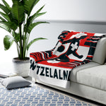 Flag Village Switzerland Sporting Flag Sherpa Fleece Blanket CHE0009