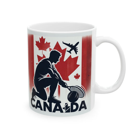 Flag Village CANADA Sporting Flag Ceramic Coffee Mug 11oz FV-MG0192