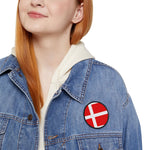 Flag Village Denmark Flag Embroidery Iron-On Patches