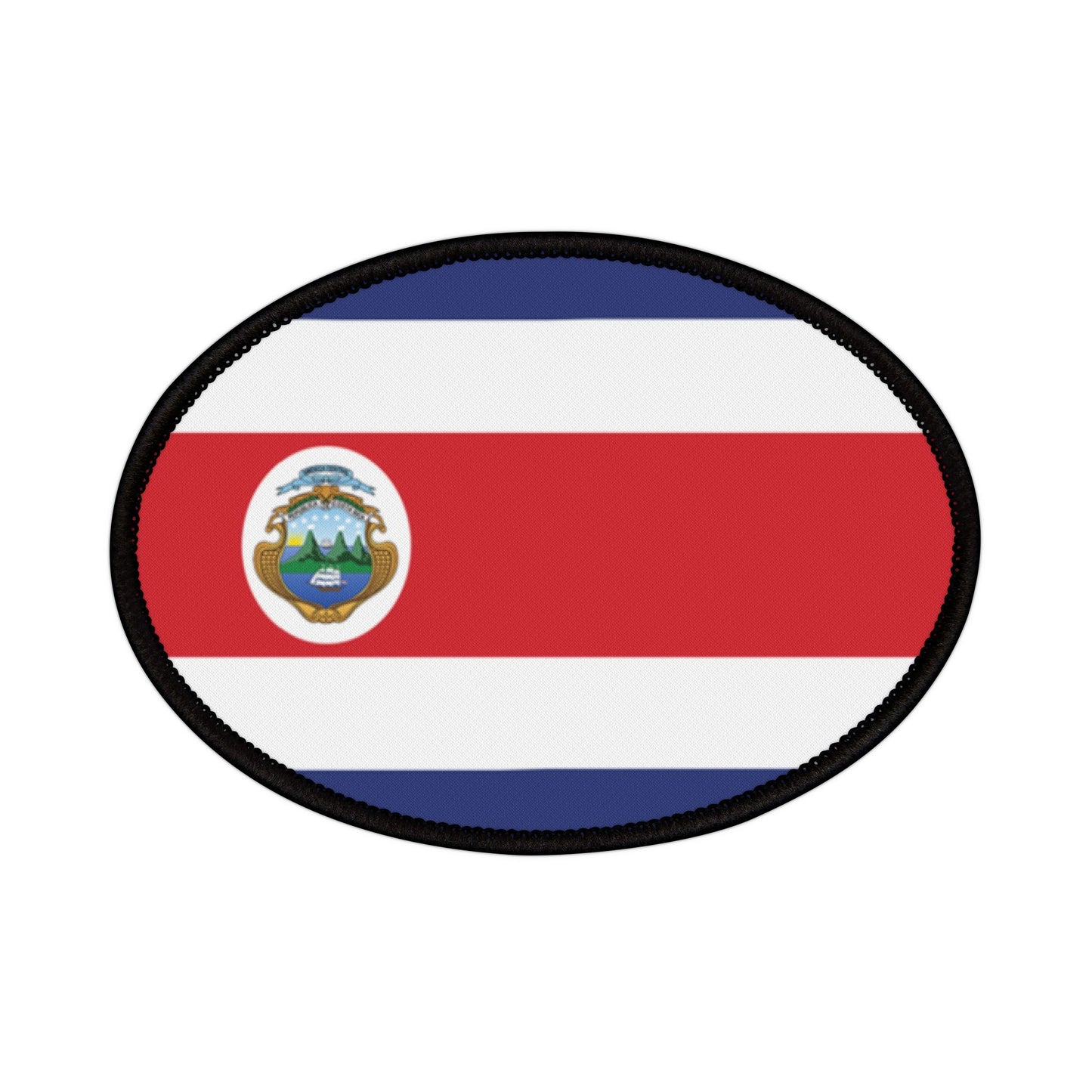 Flag Village Costa Rica Flag Embroidery Iron-On Patches