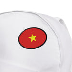 Flag Village Vietnam Embroidered Iron-On Patch 3"x3"
