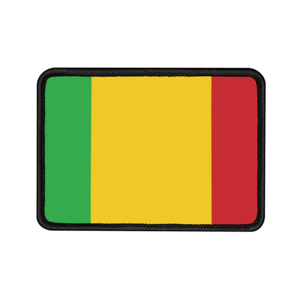 Flag Village Mali State Flag Embroidered Iron-On Patch
