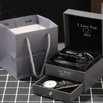 Flag Village Leather Belt Wallet Gift Box Set Holiday Gift Watch