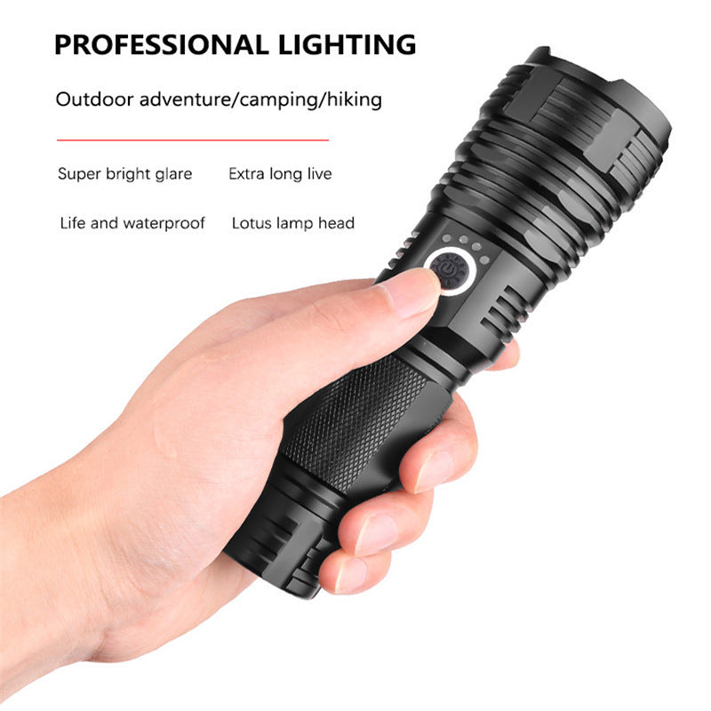 Flag Village USB charging P70 outdoor flashlight