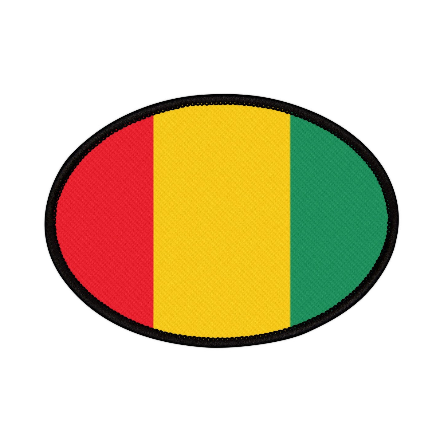 Flag Village Guinea Flag Embroidery Iron-On Patches