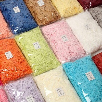 Flag Village Gift box decoration raffia shredded paper