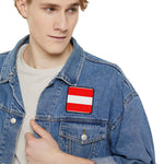 Flag Village Austria Flag Embroidery Iron-On Patches